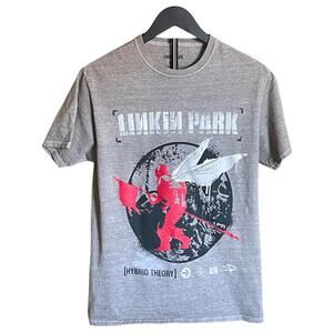Linkin Park Hybrid Theory T Shirt Mens Medium Gray Soldier Graphic Band Tee